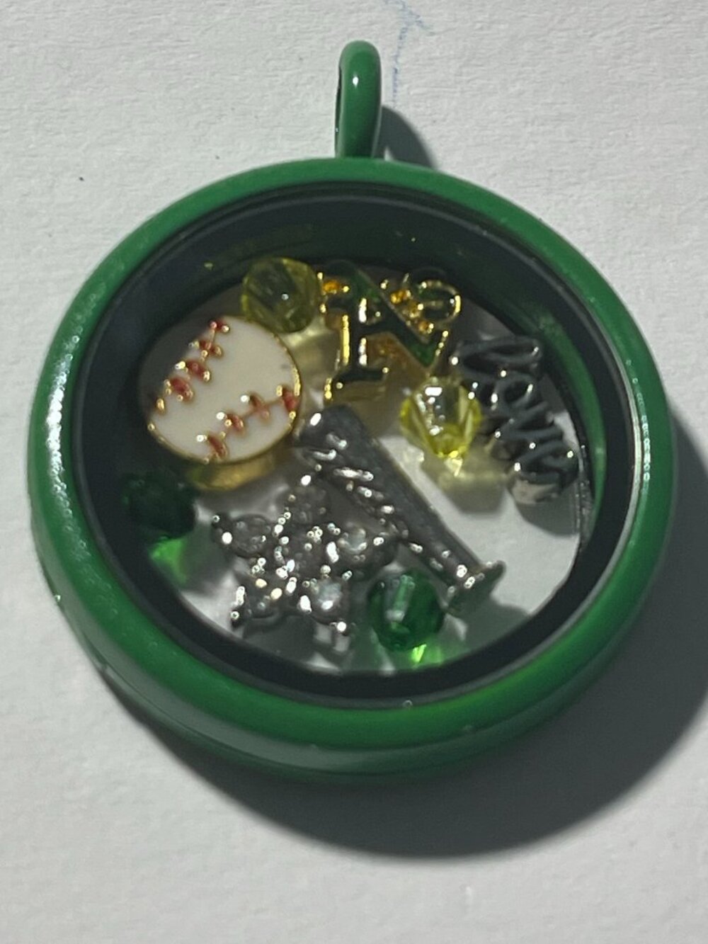 Oakland Athletics MLB Memory Charm Locket w/ 22 IN chain NEW